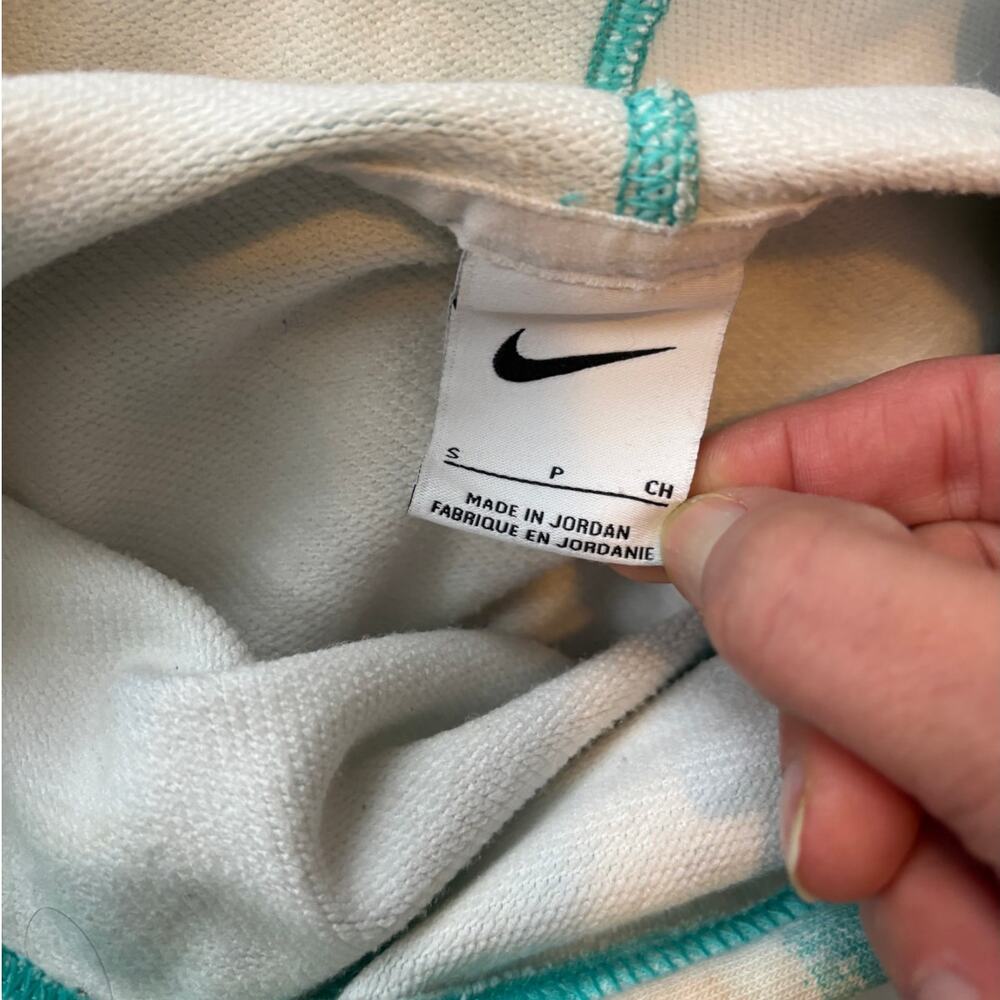 Nike Tie Dye Cropped Hoodie Sweatshirt Small - Picture 5 of 7